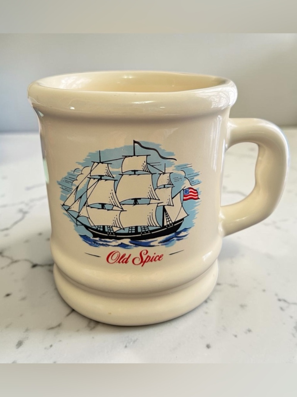 Vintage old spice, heavy shaving mug
